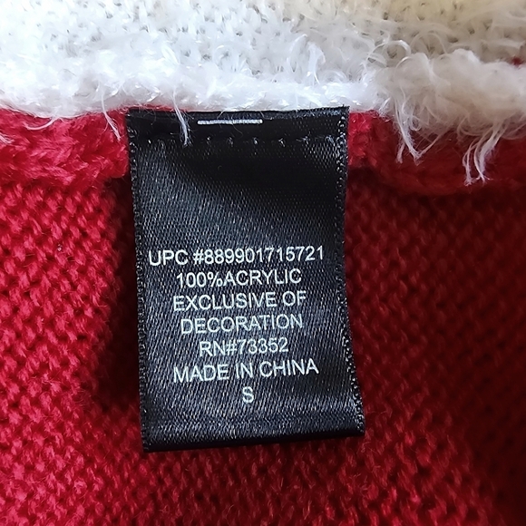 United States Sweaters Holiday Christmas Polar Bear Crew Neck Sweater - Small - Picture 6 of 6